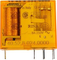 Реле миниатюрное универсальное Finder 2CO 8А 24В AC картинка